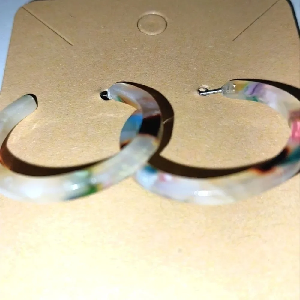 Trendy Acrylic Resin Earrings